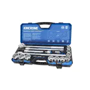 17 Pcs of Kincrome 3/4" Drive Socket Set - Metric Mirror Polish Finish
