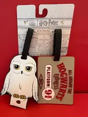 Harry Potter Hedwig Owl & Platform 9 3/4 Luggage Tag Set of 2 *Free Ship*