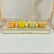 Vintage Crabtree & Evelyn 4 Votive Home Fragrance Candle Collection Box Bougie