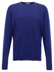 [John Smedley] John Smedley-Marcus Maglioni Blu-Uomo XXL Blue