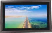 Large Digital Photo Frame, 256GB Storage Card Expandable WiFi Electronic Pict...