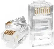 Astrotek RJ45 Jack Connector Modular Plug Network Ethernet Head 20 Pieces Pack