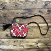 Brighton Love Dove Pouch Purse Clutch Crossbody Bag Tassel New With Tags