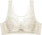 [Generic] Women's Wireless Bras Care Gathered Skin Friendly Underwear Feel Soft Sponge Vest Bra Workout Sports Bras for Women