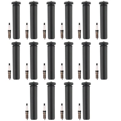 Denso 16 Iridium TT Spark Plugs 16 Coil Boots Kit for Chrysler 300 Dodge Charger (for: Chrysler)