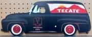 Tecate Beer Sedan Delivery Laser Cut Metal Sign