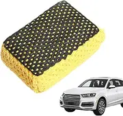 Mihauuke Car Wash Sponges Non Scratch | Cleaning Sponge Scrubber Grinding Mud Brush | Detailing Supplies, Easy Grip Cleaning Tools for Auto, Truck, Motorcycle