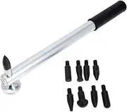 1Set Car Repair Hammer Tool for Auto Dent Removal with Replaceable Tips Hand Tool for Sheet Metal Work Repair