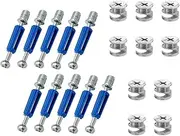 20Pcs Cam Locks for Furniture, 12 x 11.2 mm Furniture Cam Lock Fasteners Compitable with IKEA Hardware Parts, Eccentric Wheels Repair Spare Parts Nut & Bolt Assortment Sets (12x11.2CamSet)，Fasteners