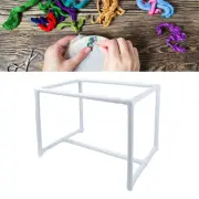Embroidery Frame Stand 99x73cm Plastic Pipe Height Adjustment Needlework Tool