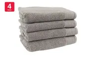 Onkaparinga Set of 4 550GSM Avalon Bath Towels (Warm Silver)