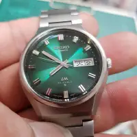 在飛比找Yahoo!奇摩拍賣優惠-日本 SEIKO LM 漸層綠 機械錶 漂亮 老錶 A1 另