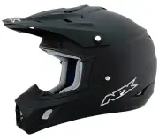 AFX FX-17 Solid MX Offroad Helmet Flat Black