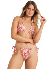 [Billabong] Catch Up Rev Bells Bikini Bottom in Fiesta Red
