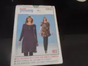 UNCUT BURDA SEWING PATTERN~7603~TUNIC TOP