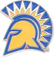 San Jose State University Lapel Pins Spartans SJSU Logo Enamel Made of Metal (Pin A), Bronze, no gemstone