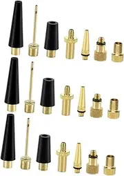 Mikinona 3 Sets Inflation Kit for Bicycles Balls Tire Adapter Ball Pump Needle Air Nozzle Bike Inflation Supplies