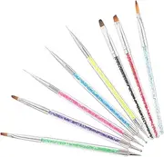 VICASKY 8pcs Double Ended Dotting Tools for Gradient Blending Detail Work Versatile Manicure Pens for Nail Art Salon