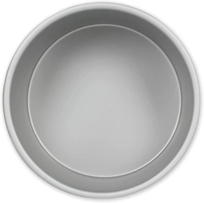PME Professional Aluminum Baking Pan round 8 X 4, 8-Inch, Silver