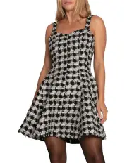 [Belle & Bloom] Die For You Dress in Black/Grey