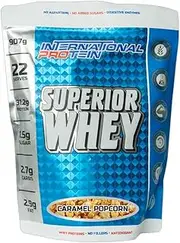 International Protein Superior Whey Caramel Popcorn Protein Powder 907 g