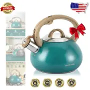 2.0 Quart Stainless Steel Tea Kettle with Loud Whistle and Anti-Heat Handle