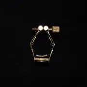 Handmade PURE BRASS Saxophone Ligature for Alto Saxophone Ebonite Mouthpiece