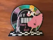Large Heat Sealed Embroidered Patch - Rock & Roll Jukebox Back Patch