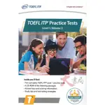 ETS TOEFL ITP®PRACTICE TESTS LEVEL 1,VOLUME 2 附光碟●大書局 快速出貨 升學網路書店