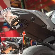 Foldable License Plate Holder Mount For Suzuki SFV650/SF/S SV650 GS500F SV1000