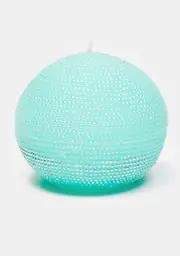 Good Vibes Ribbed Sphere Candle