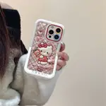 可愛卡通 HELLO KITTY 手機殼兼容 IPHONE 14 PRO MAX 13 12 MINI 15 PLUS