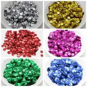 2000 CUP Round loose sequins Paillettes 10mm sewing Wedding craft Colour Pick