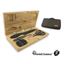 在飛比找蝦皮商城優惠-【Forest Outdoor】高級竹製砧板刀具組