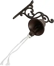 HAWILLOSCH 1Pc Vintage Iron Wall Hanging Doorbell Decor Creative Iron Bell for Home Entry Rustic Welcome Bell Unique Door Bell for Front Door Decor
