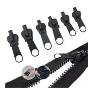 6pcs Fix Zip Puller Set- Zip Slider Repair Instant Kit - Fix Zipper Removable