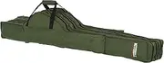 [Mitchell] GT Pro Portable Canvas Fishing Rod Bag - Fishing Bag for Fishing Rod and Reel Sets, Organizer Bag for Fishing Accessories, Green Carry Case for Rod & Reel Storage
