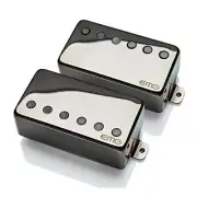 EMG 57/66 TW Set Dual Mode Guitar Pickup, Long Shaft, Black Chrome