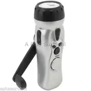 Dynamo Crank Emergency Flashlight Radio Siren Charger