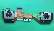 Original for CLEVO NP70HP NP7HN-102 FNTR FNTS CPU+GPU COOLING FAN HEATSINK