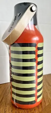 IKEA x Marimekko Collab Bastua Water Bottle Stainless Steel Stripe Pattern Green