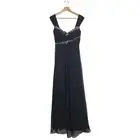 Jadore Sz 8 Black Pleated Jewel Encrusted Bodice Sleeveless Maxi Ball Gown $249