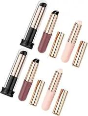 BESTYASH 6Pcs Silicone Nail Brushes for Nail Art Gradient Color Applicator Soft Head Design for Easy Control Nail Art Tool for Stunning Gradient Effects