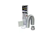 EURO Universal Vent Kit SEMI-RIGID For a WALL/EAVE - RHKE65EU