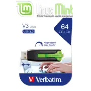 Linux Mint 22.1 Xia Cinnamon 64Bt 64 Gb USB 3.0 Linux Bootable Live Install