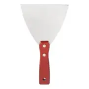 Putty Knife 5" Carbon Steel Scrapers Wooden Handle for Spreading Drywall, Taping
