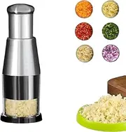 POCONT Ailsion Manual Pressed Garlic Chopper, Small Food Chopper Hand (1pcs), jh32c2