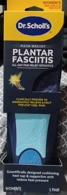 Dr. Scholl’s Orthotics For Plantar Fasciitis Shoe Insoles Women Size 6-10