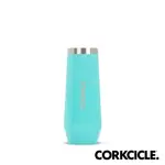 美國CORKCICLE CLASSIC系列三層真空香檳杯200ML-土耳其藍