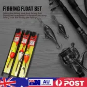 Fishing Bobber Line Kits Fishhook Foam Buoy Rock Fishing Tackle Floats Set